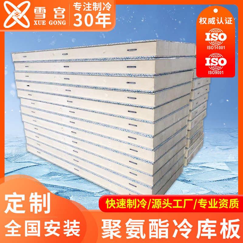 B2级阻燃隔热聚氨酯冷库双面板 冷藏冷冻双温果蔬保鲜库 质量保证