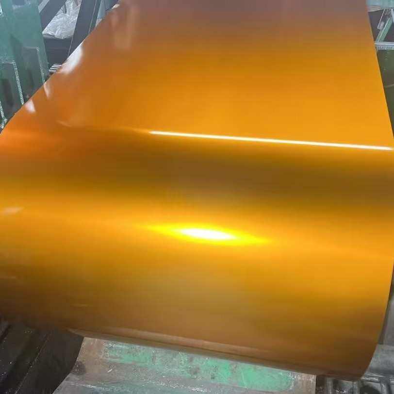 金黄色彩钢板镀铝锌透明金黄涂镀钢卷彩色粮仓料工程施工彩涂卷,金属材料及制品,钢板,淘宝优惠券,粉丝福利购,淘宝优惠卷