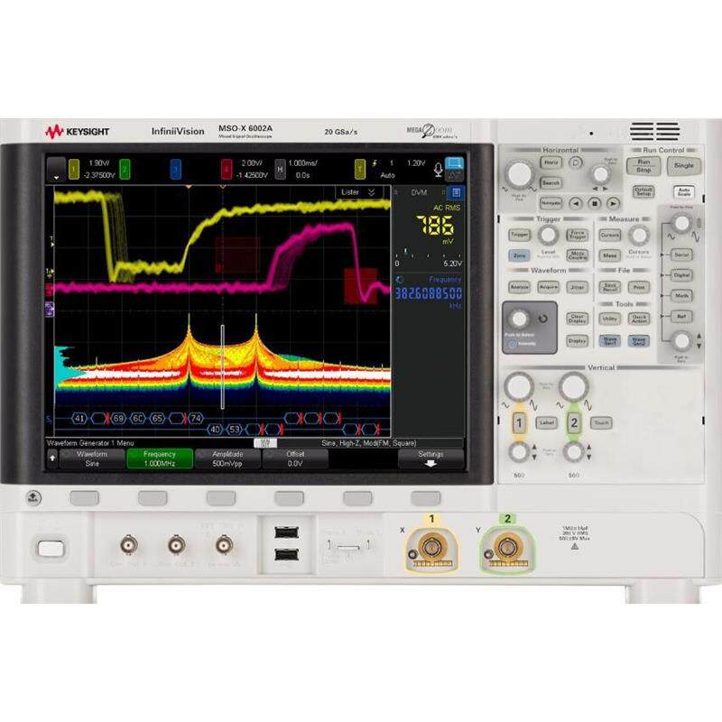 MSOX6002A混合信号示波器1GHz至6GHz2模拟通道16数字通道
