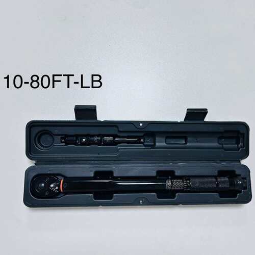 3/8扭力扳手可调式扭矩扳手预置式力矩扳手10-80FT-LB四件套