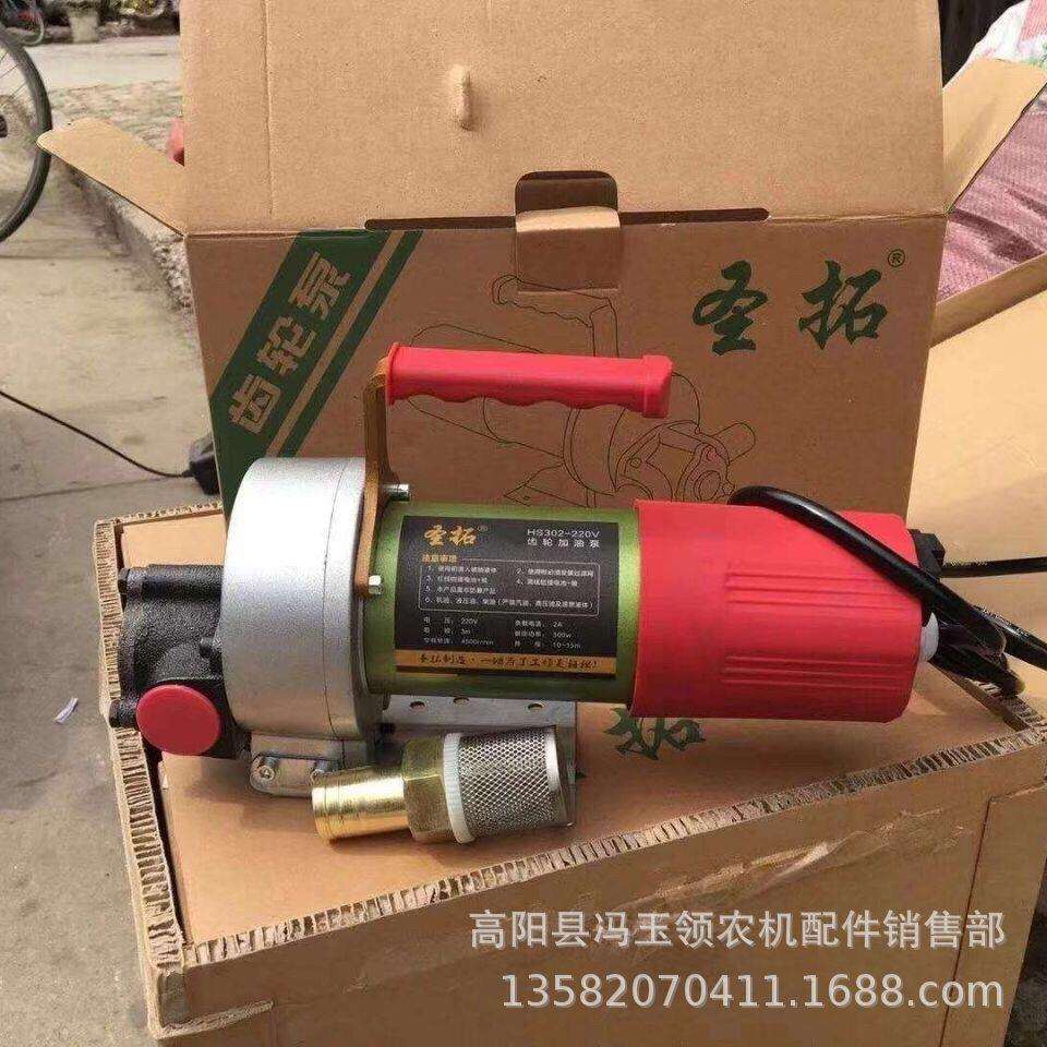 电动齿轮抽油泵12V24V220V柴油机油液压油齿轮自吸抽油泵液压泵