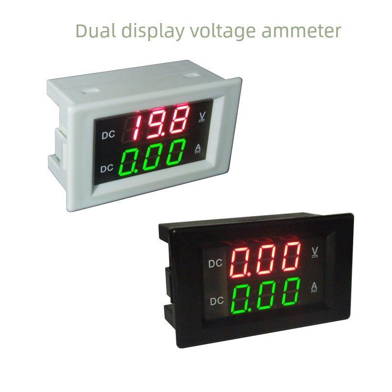 数字数显电压电流表头 双显直流电流表 高精度5v12v供电检测仪
