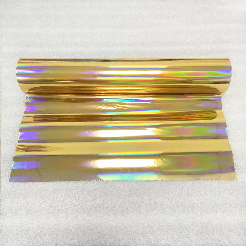 DIY烫金3D立体镭射烫金膜 UV数码金箔纸无版烫金纸冷烫