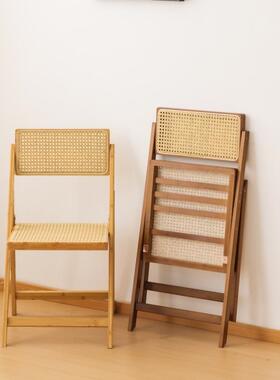 阳背椅子椅背凳子靠书桌SPG椅靠背椅台椅藤编餐椅免靠安装凳子折