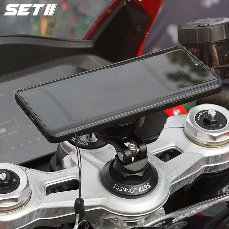 SETII钱江赛系列800/550/600/450摩托车手机导航支架专用减震支架