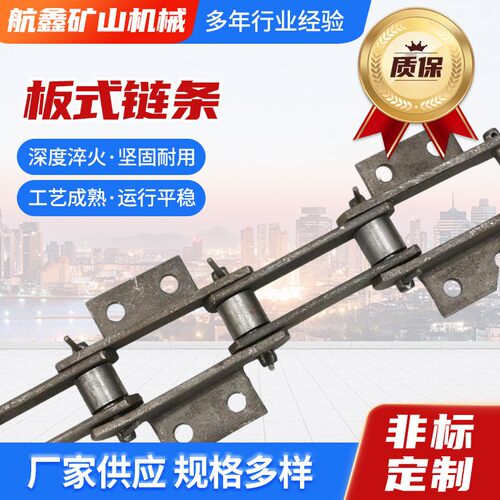 工业用机械链条板式链条厂家双节距滚子链条NE系列高碳钢板式链条