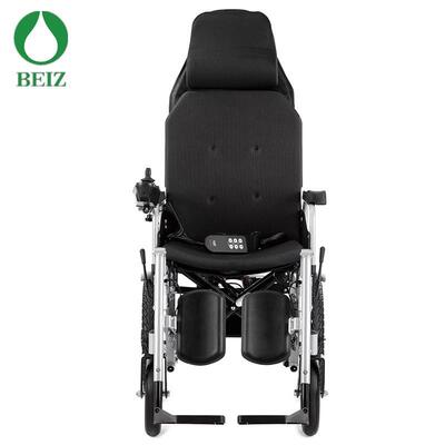 上海贝珍电动轮椅高级智能全自动折叠躺专用残疾老年人代步车6403