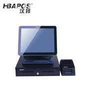 一体机奶烘焙邦汉支付餐饮机收银咖啡店茶店机扫描收银触摸屏