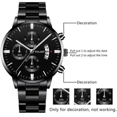 Fashion Men Watch Luxury Quartz Wristwatch Business Watches