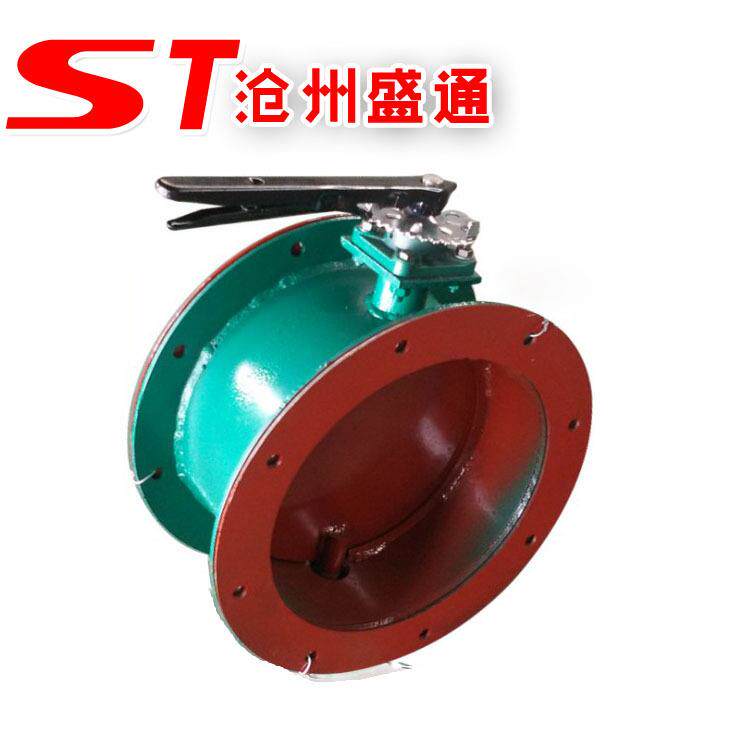 手动风门DN150 DN200DN300调风阀 风管蝶阀 厂家扳手风门