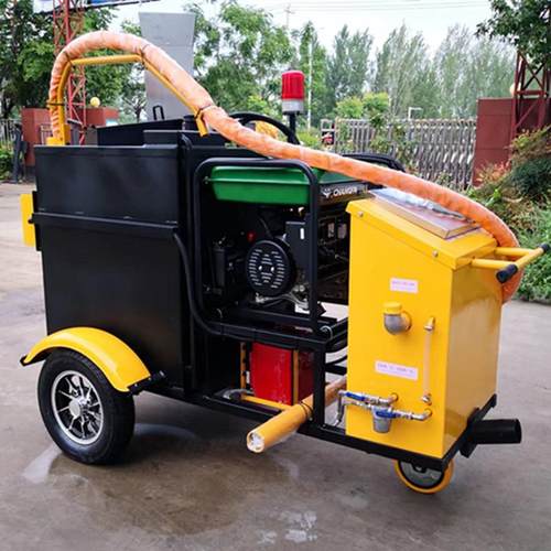 手推式道路沥青灌缝机 小型路面养护维护机 手推式沥青填补机