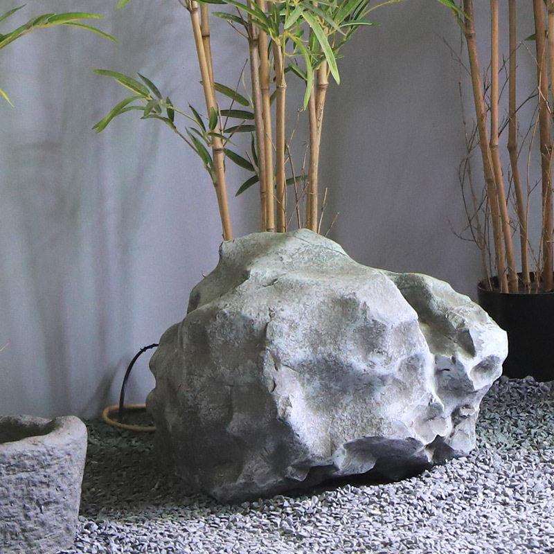仿真石头玻璃钢太湖石摆件石块造景庭院花园装饰假山景观石假石头
