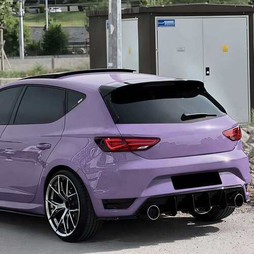 适用西雅特里昂Seat Leon MK3标准版顶翼尾翼扰流板侧翼跨境改装