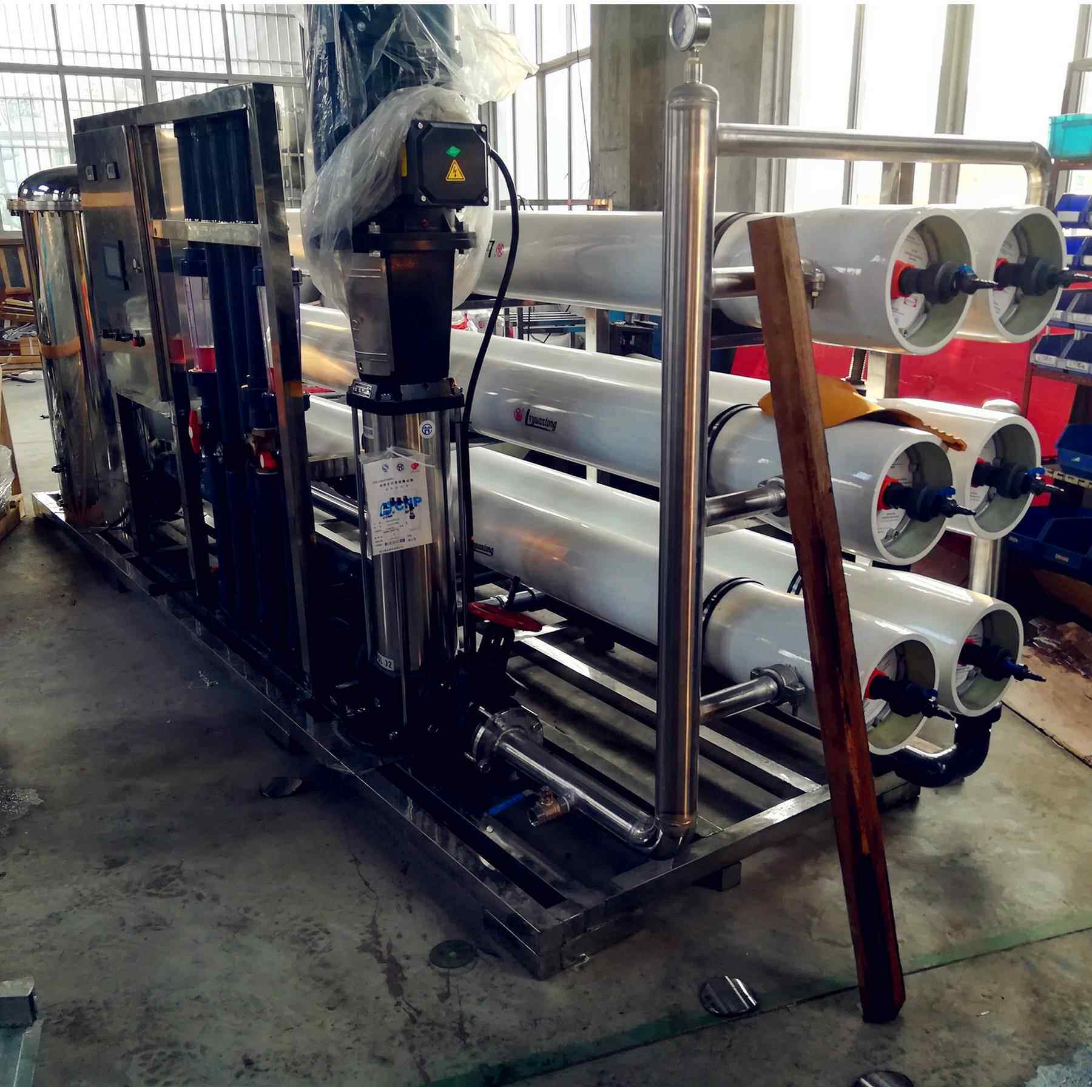 反渗透净水设备中水回用设备反渗透水处理设备2吨反渗透水处理