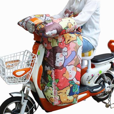 电瓶车电动车挡风被冬季加厚保暖发防风防水分体双面PVC四季通用