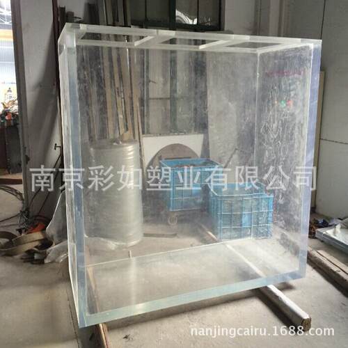 南京厂家承接大型观赏鱼水族箱工程 有机玻璃亚克力鱼缸 透明