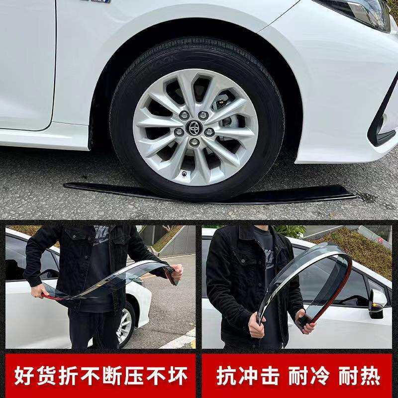 适用马自达3星骋两厢晴雨挡车窗雨眉改装MAZDA 3 5D Window visor