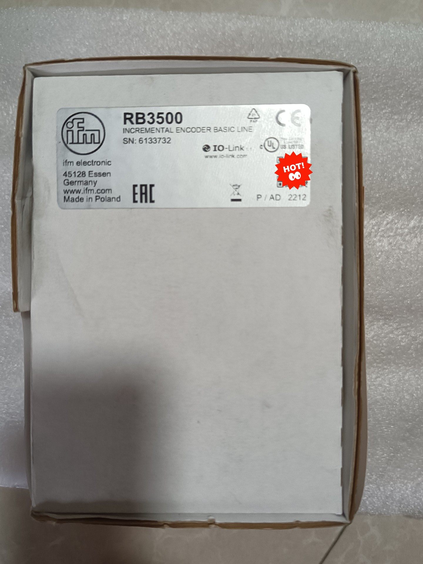 易福门ifmRB3500编码器