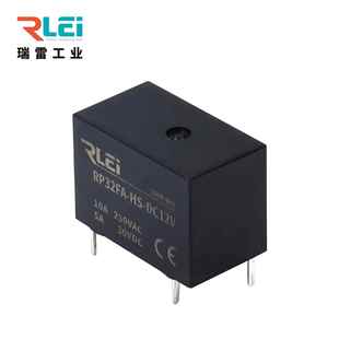 HF2FAV瑞雷工P业R32FA电磁3PCB继电器4脚DDF10A常开RLEI继电器59V
