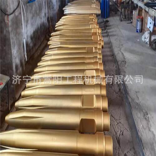 挖掘机140钎杆破碎锤钎杆生产厂家42crmo 材质125公斤一个