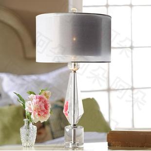 水台灯个创意卧复室床头性柜台灯现代简晶约美式 古灯具T93150556