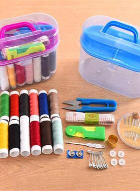 10-piece Sewing Kit with Thread and Needles, Sewing Box Set,