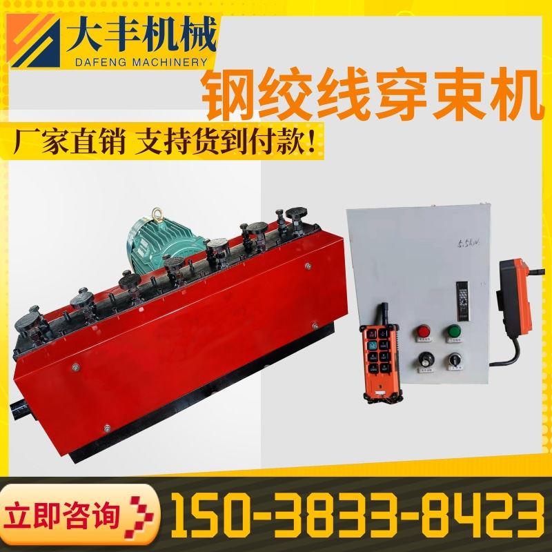 钢绞线 线穿束机锚索穿线 线机预应力变频穿索机可调速全自动智能图片