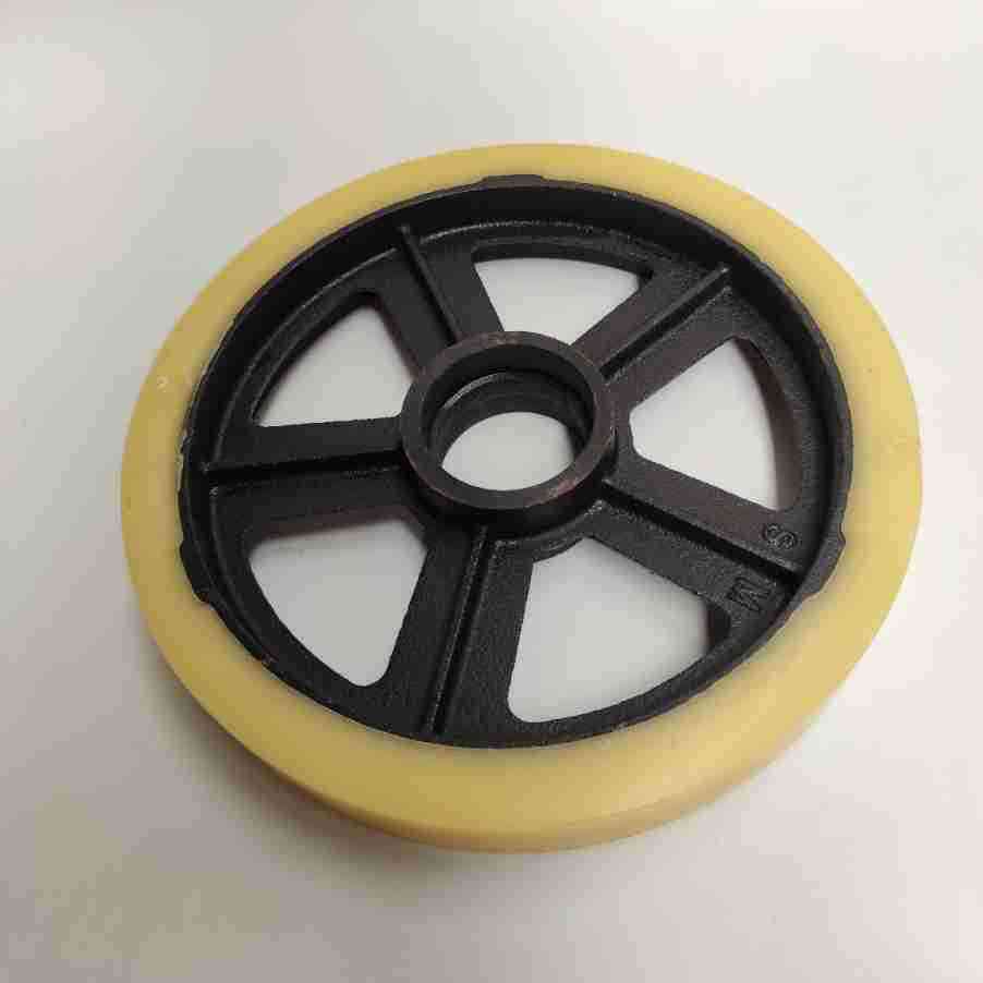 南京8万向手推车12芯 脚轮寸轮6刹车脚轮寸铁寸轮尼龙工业4寸重型