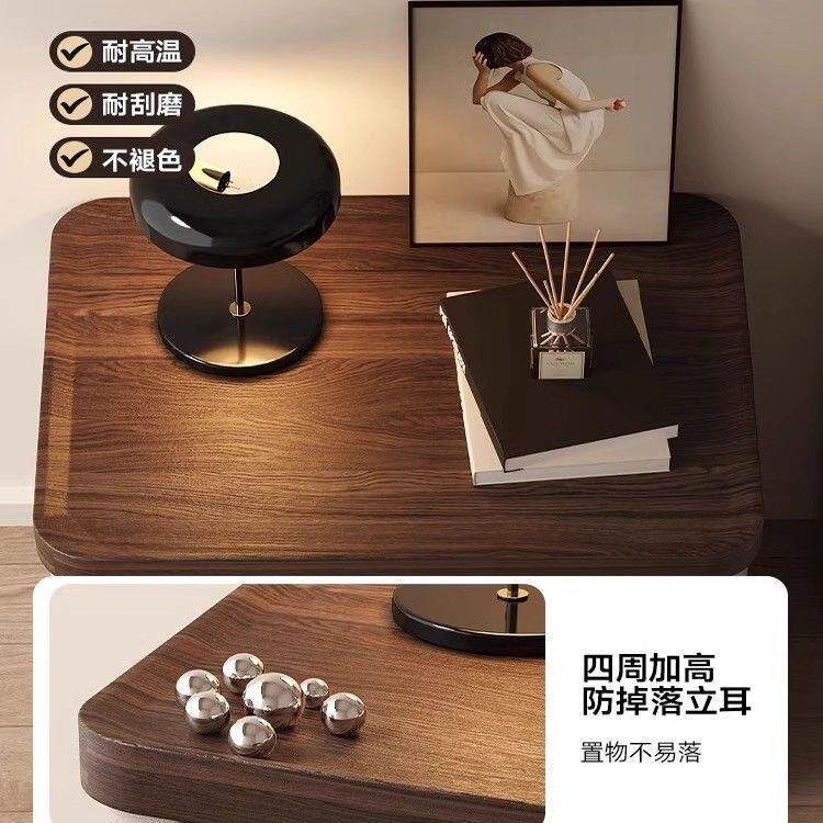 头柜实木功能带锁安免安装卧室家床用多储物床头柜山屿潮71免装一