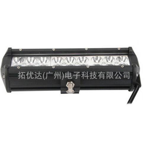 汽车led长条灯 三目款18led54W灯货车前杠越野车顶卡车射灯