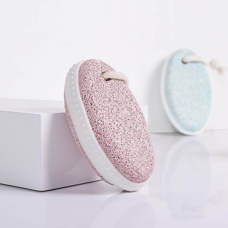 美脚浮石磨砂椭圆形搓脚板火山石死皮磨脚石神器足部去脚后跟老茧