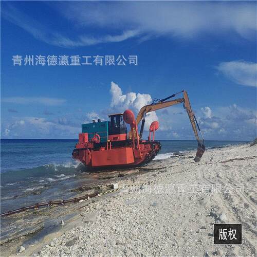 山东水王挖泥船船抽沙厂家供应械GNK多样抽沙船机设备水陆两栖挖