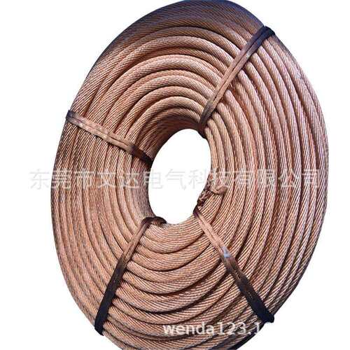 裸铜绞线 多股铜绞线软连接 绝缘加塑线 接地线 发电机出线