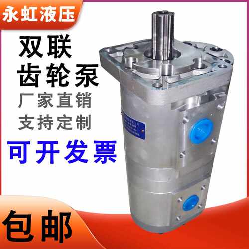 合肥长源液压双联泵齿轮泵油泵定制泵CBNL-F环卫车吊车随车吊专用