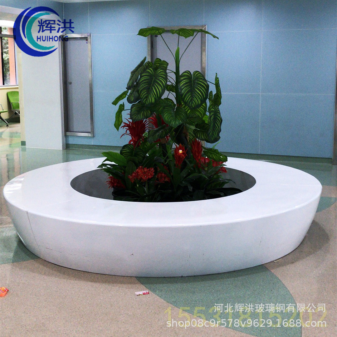 商场休闲座zd02凳雕绘异塑广场形彩座凳意花池组合花坛创城市景观