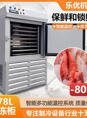 零下45度工业级海参肉食海鲜鲍鱼冷冻柜金枪三文鱼急冻速冻柜