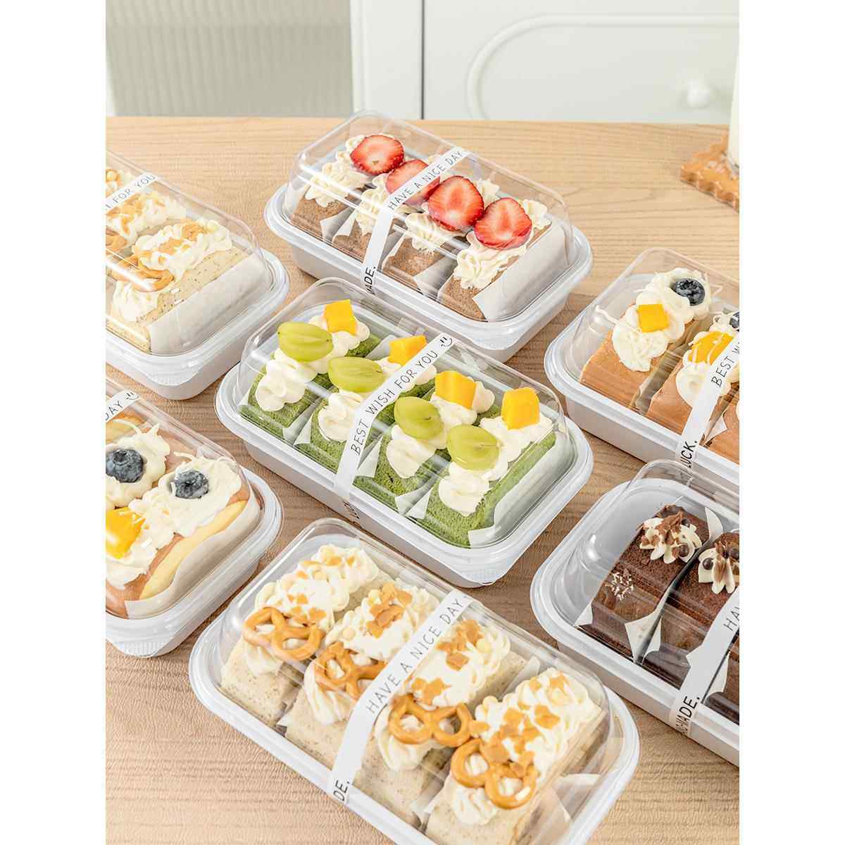 食品级蛋糕卷包装盒瑞士卷包装盒蛋糕生日分山装姆空香蕉贴纸一次,厨房/烹饪用具,点心包装盒/包装袋,淘宝优惠券,粉丝福利购,淘宝优惠卷