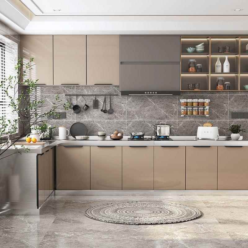 不锈济钢厨房橱柜组合柜家用灶IHW台水一池橱柜农村经储物柜水体