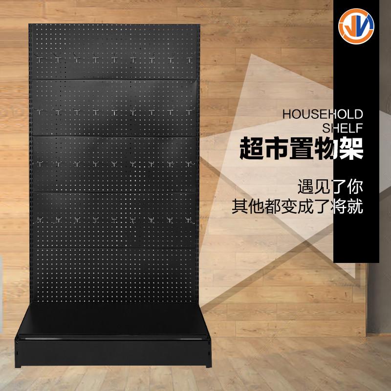 饰品架手机超市货架展示架加厚挂钩可物落地批发置黑色板配件洞洞