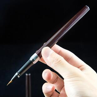 正品钢墨笔式毛笔软练笔初学小楷狼毫可加自动出墨字软头可携式毛