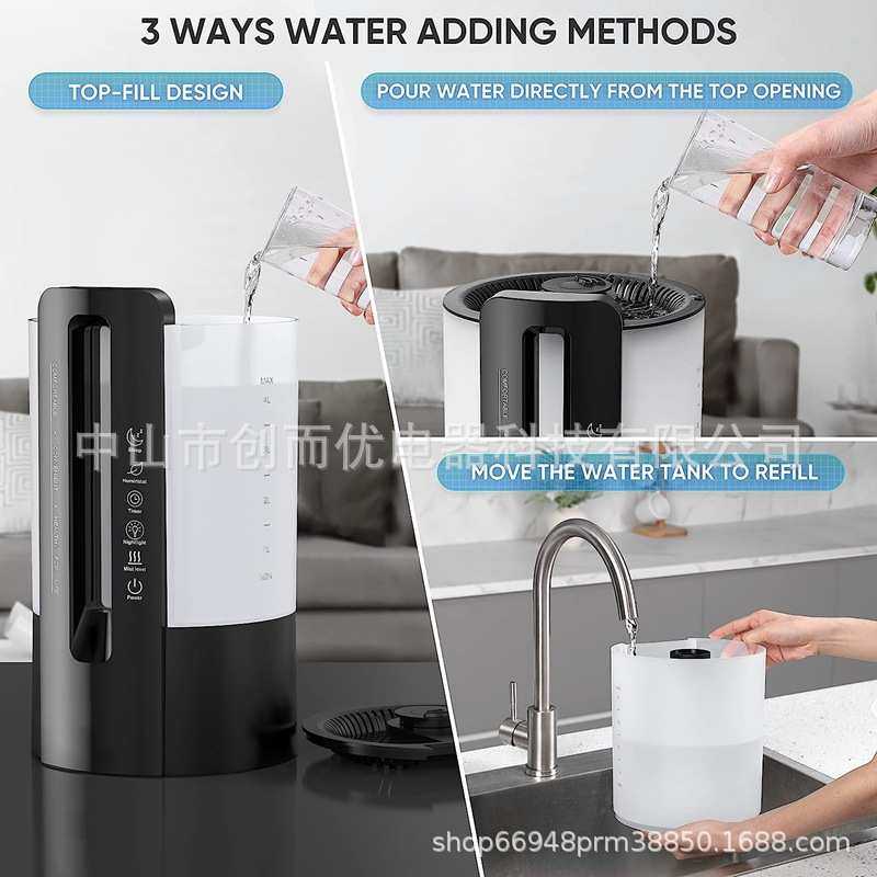 出口热卖加湿器3.5L大雾量双喷雾智能静音卧室七彩灯瑜伽香薰机,生活电器,加湿器,淘宝优惠券,粉丝福利购,淘宝优惠卷