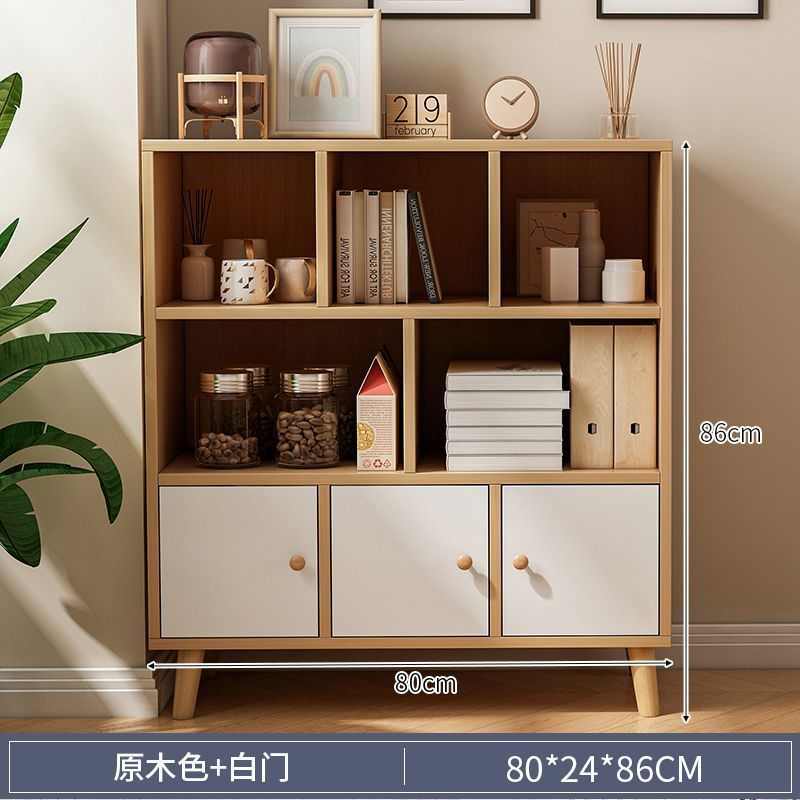 客厅家用多层置北欧架子置收纳物储柜书柜架物物柜卧室柜落地简易