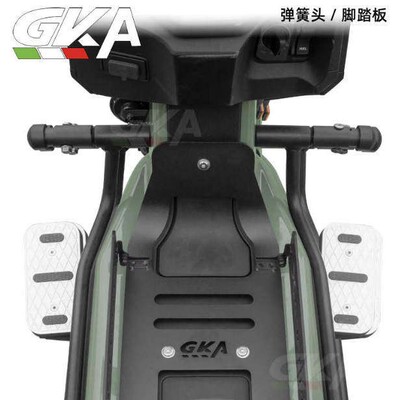 适用本田SquareX125护杠滑动尾架货架祖玛125排气杠前中货架灯罩
