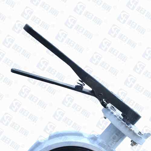 D71X-10/16Q工业体手柄对夹蝶阀球墨铸铁无销软密封中线蝶阀