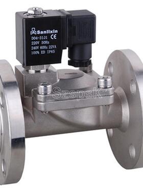 2WBF系列DN32不锈钢316L40kg公斤压力常闭电磁阀DN20 32 40 50