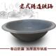 商用大号卷边锅不锈钢灶台翻边铁锅老式 生铸铁锅酒店食堂炒菜大锅