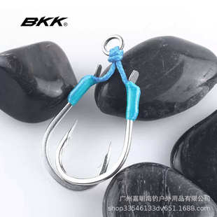 BKK慢摇铁板钩SF8063-CD船钓钩夜光快抽铁板钩硬钩近海深海钓