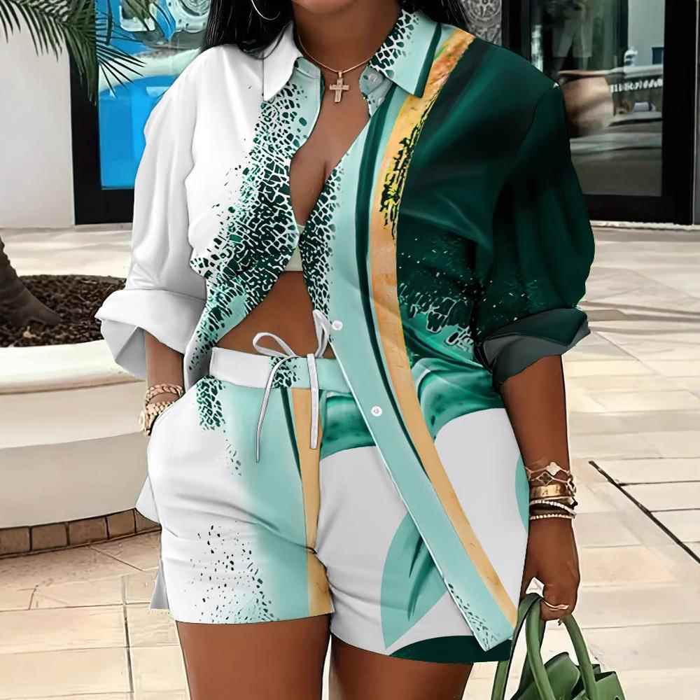 clothing africa -xl sets matching printing long women