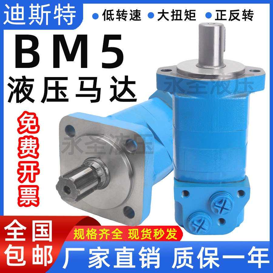 液压马达BM5/2K/2Y/BMS/OMS-100 245 305 490 卷扬机低速大扭矩油