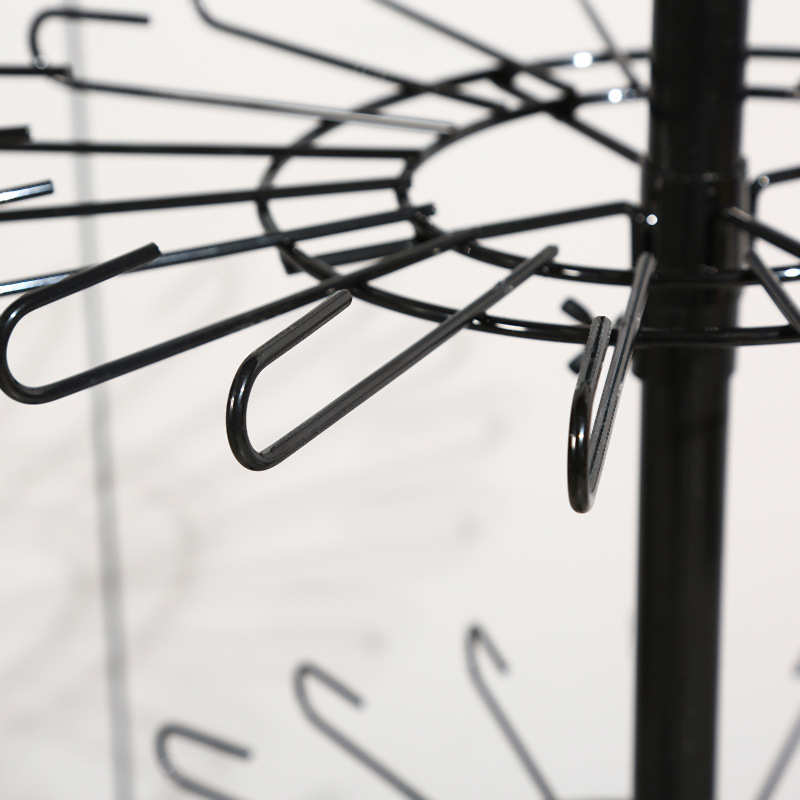 立地式5层架钩架可拆可旋转挂件架铁艺架饰品架展示架半防盗钩